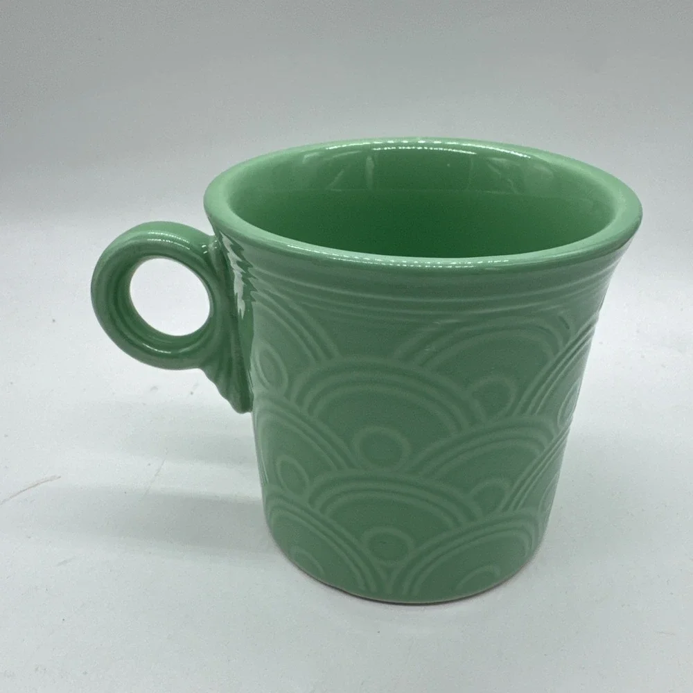 Fiesta Ring-Handled Fan/Horizon Mug SEAMIST